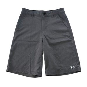 Under Armour Performance Hybrid Golf Shorts Youth Boys Size 14 Gray Lightweight